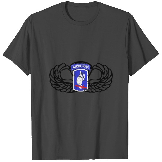 173rd Airborne Division Jumpwings T Shirts