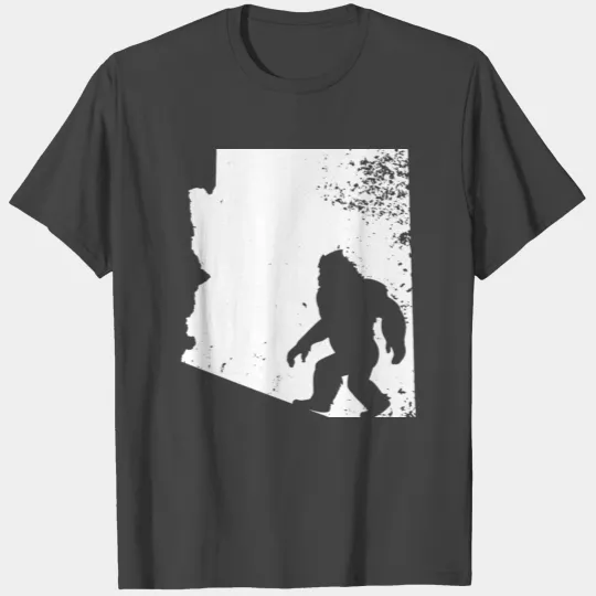 Bigfoot Sasquatch Sighted In State Of Arizonna T Shirts