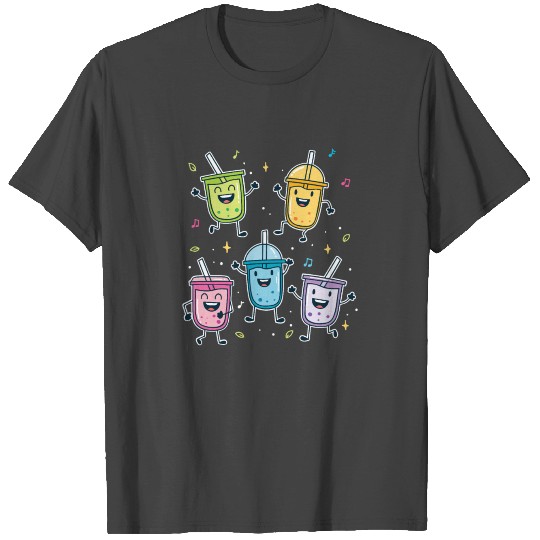 Bubble Tea Flavours T Shirts