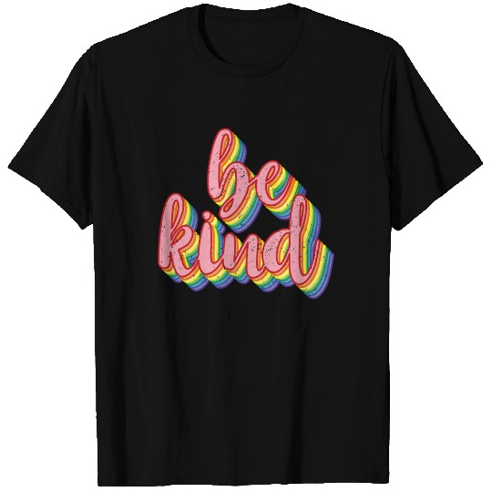 Rainbow Be Kind - Growth Mindset T Shirts
