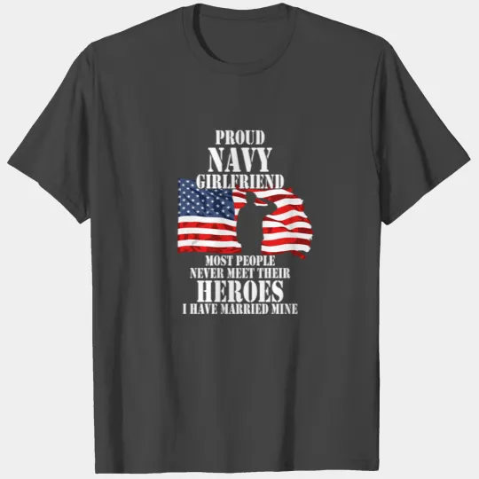 Army Girlfriend Military Navy Veteran Gift T Shirts
