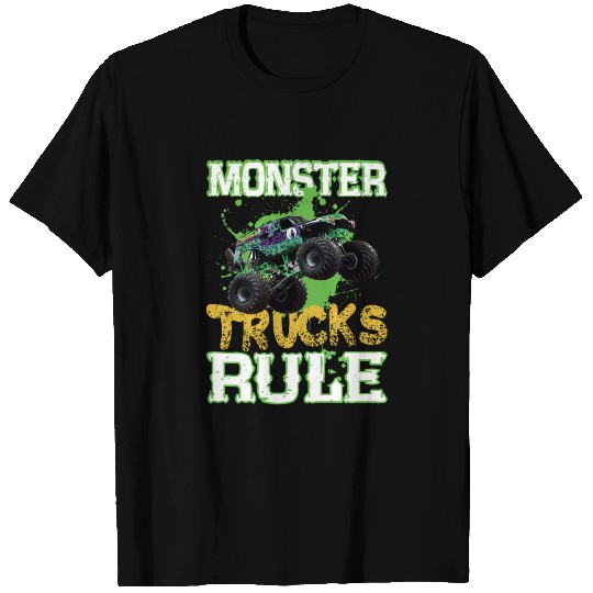 Monster trucks rule T Shirts