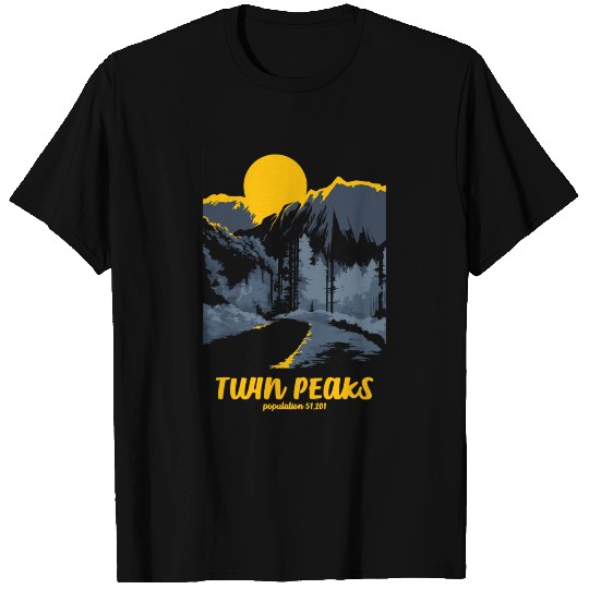 Twin Peaks Welcome To Twin Peaks Poster T Shirts