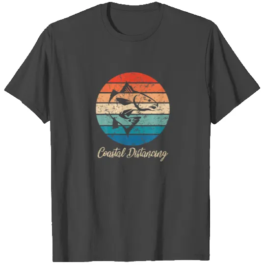 Fun Classic Redfish Saltwater Fishing with Retro S T Shirts