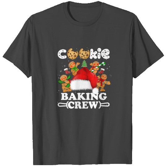 Cookie Baking Crew Christmas Santa Family T Shirts