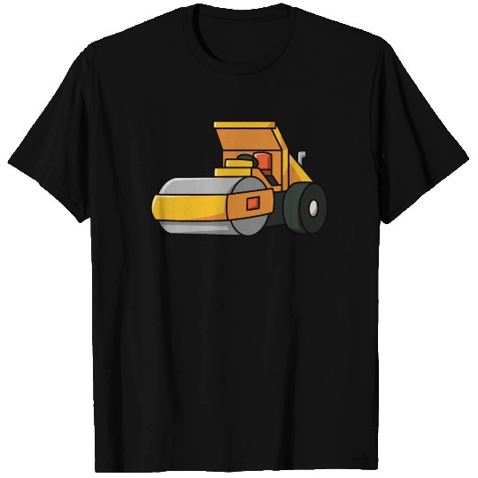 steamroller construction site machine Construction T Shirts