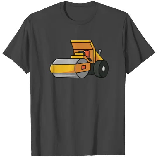 steamroller construction site machine Construction T Shirts