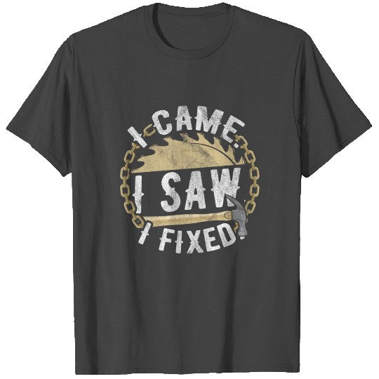 Carpenter Carpenter Handyman Work Wood Nail T Shirts