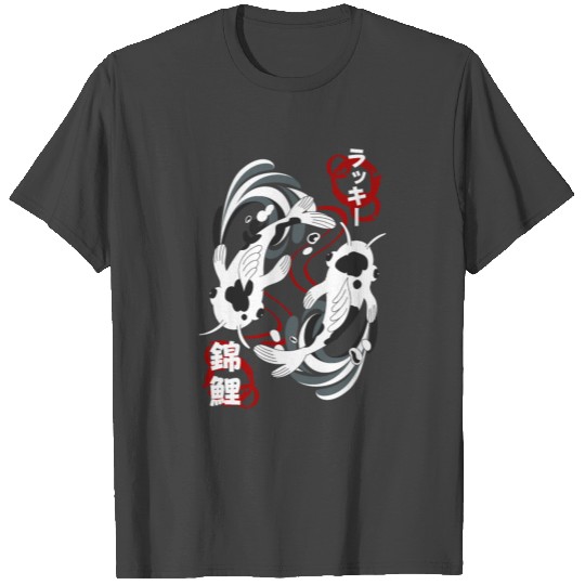 Japanese Lucky Koi/Yin Yang Koi Fish/Kawaii Anime T Shirts