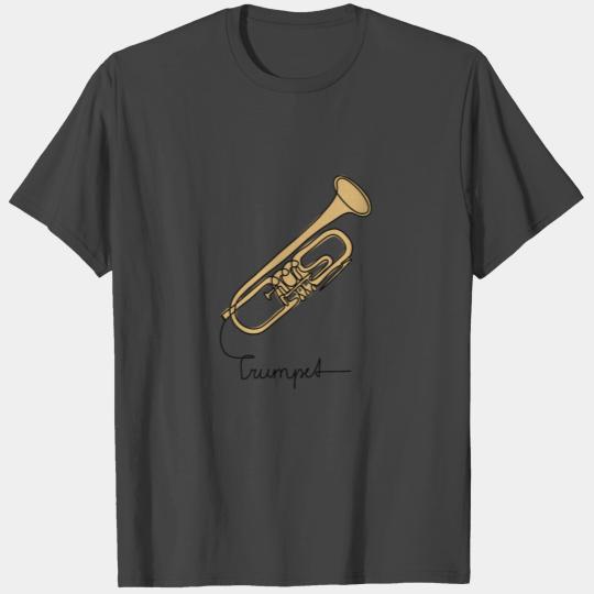 MUSICONPRINT TRUMPET Musicians Band Orchestra T Shirts