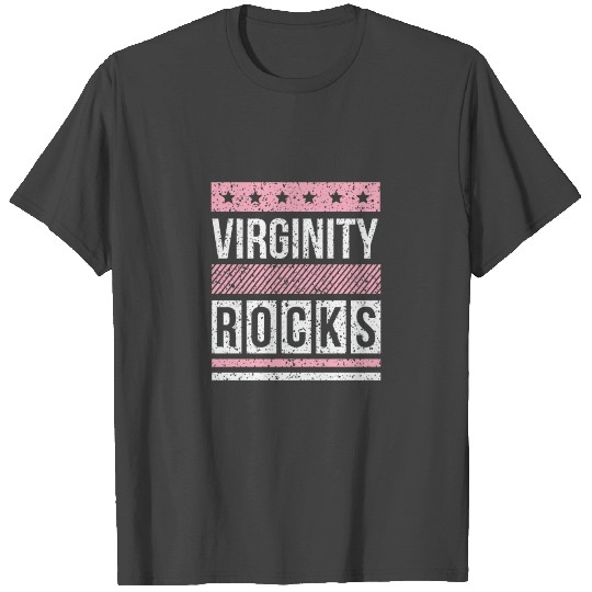 Virginity rocks T Shirts