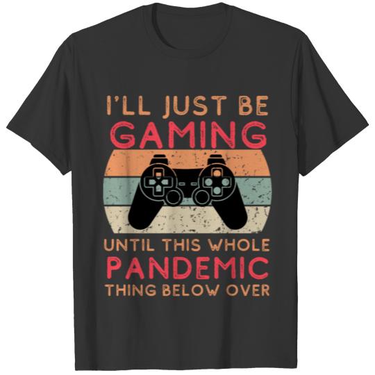Funny Pandemic Gaming T-shirt, Vintage Video Game T-shirt