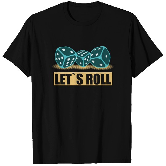 Dice Gambling Casino Board Game Dice Game T Shirts