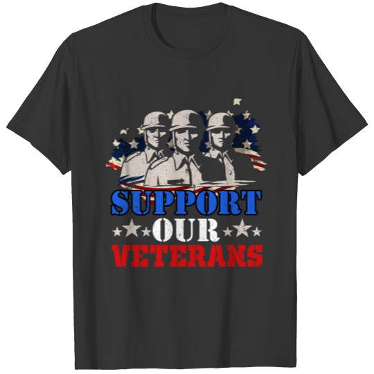 Support our Veterans 22 Veterans, Navy, Army T-shirt
