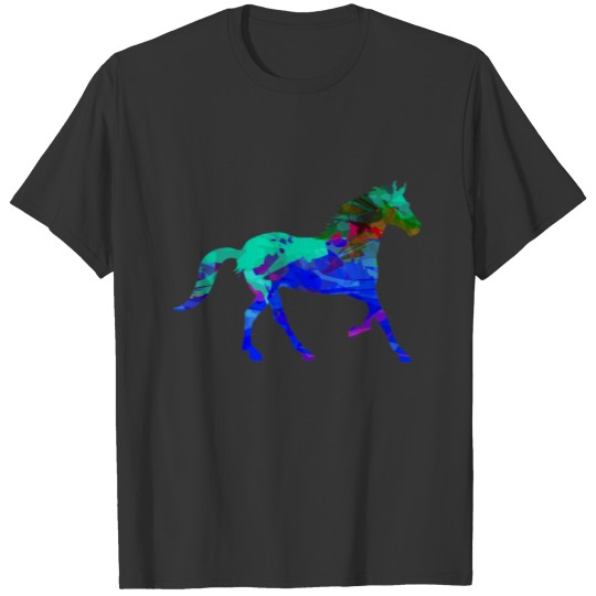 Horse Abstract Cool Horse Image Gift T Shirts