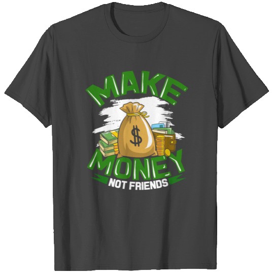 Money Cash Capitalism Dollar Euro Money Rich T Shirts