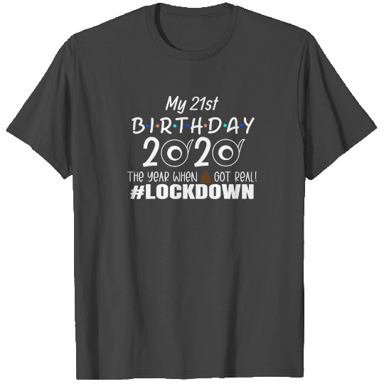 21st Birthday 2020 Gift For 21 Year Old T Shirts
