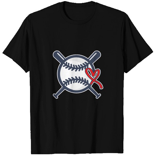 Softball Heart Baseball Catcher Pitcher Bat Gift T Shirts