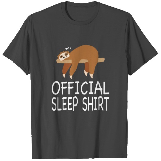 Official sleep T Shirts Sloth