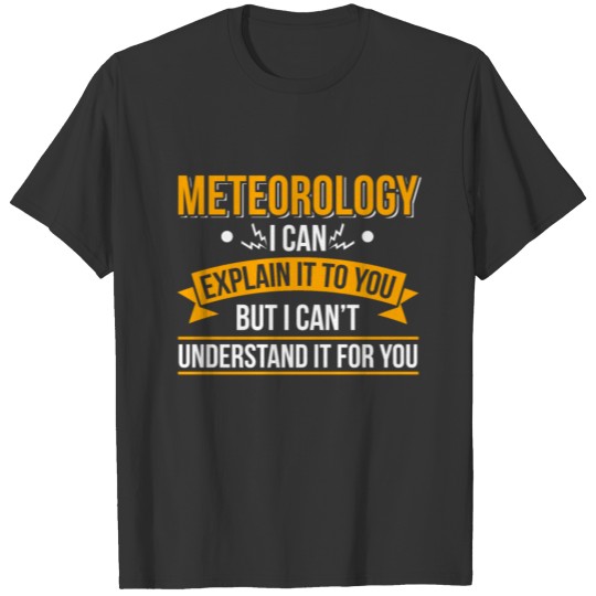 Meteorologist Funny Meteorology Job Saying Gift T-shirt