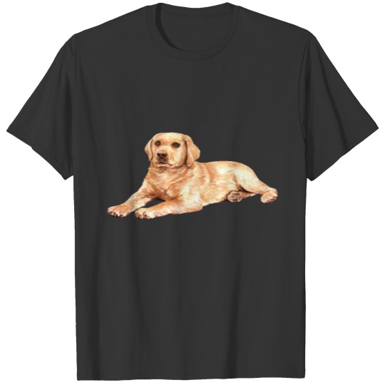 Golden retriever pet dog paw animal T-shirt