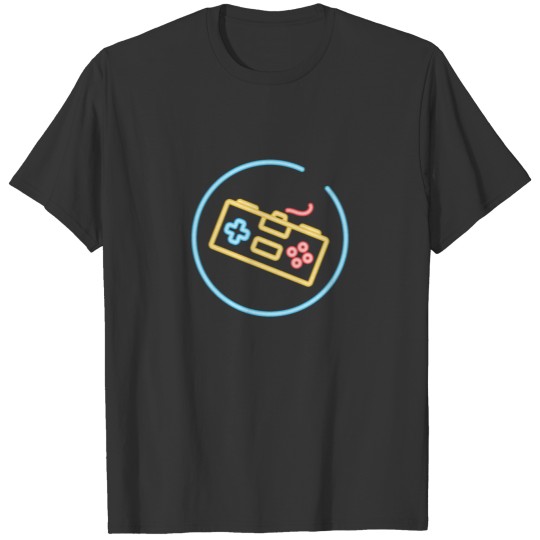 Video Game Room Gamer Neon Sign 1 T-shirt