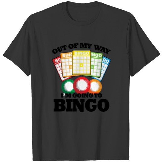 Bingo gift saying grandpa pension T-shirt