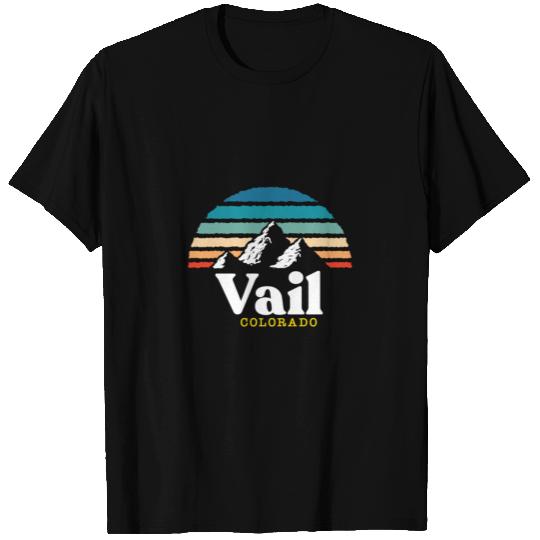 Vail Colorado Usa Ski Resort 1980S Retro Gift T Shirts
