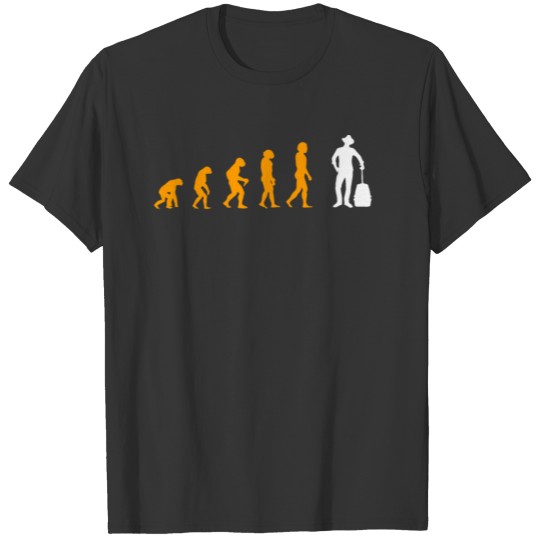 Evolution Of Traveling Cool T-Shirt T-shirt
