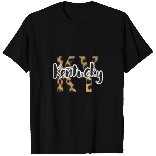 Kentucky Leopard Cheetah Travel Vacation Souvenir T Shirts