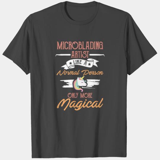 Microblading Artist Magical Eyebrow Esthetician T Shirts