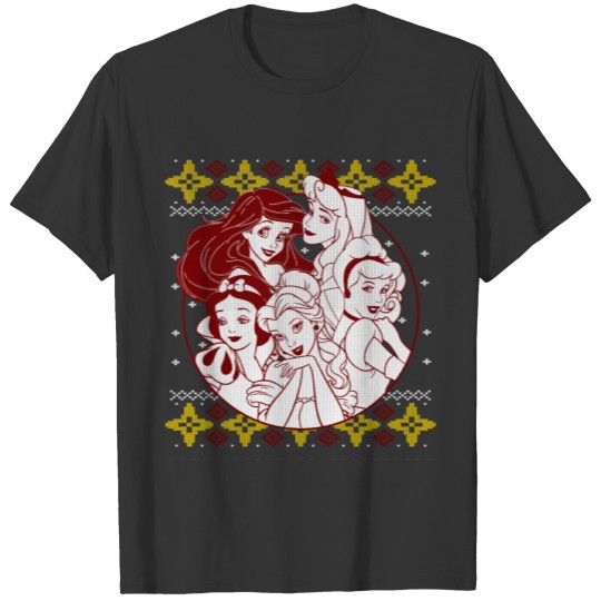 Princess Circle Group Shot Ugly Christmas T Shirts