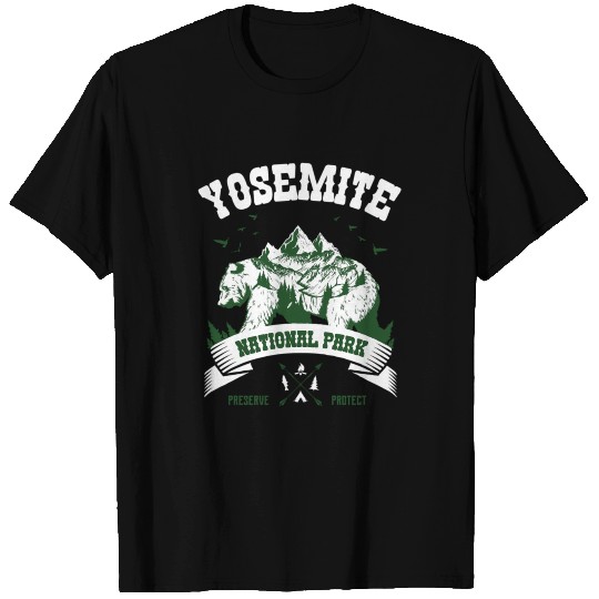 Yosemite National Park Vintage Bear T Shirts