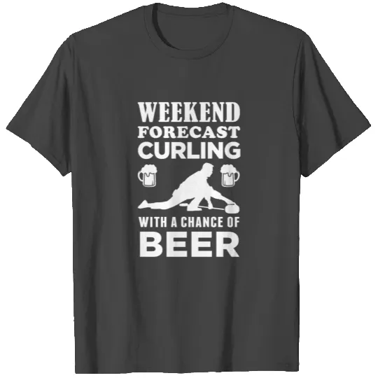 Curling Winter sports Ice shooting Ice rink T Shirts