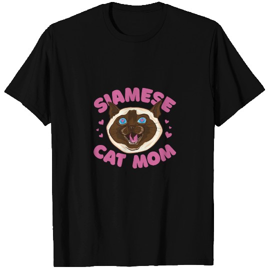 Siamese cat mom T Shirts