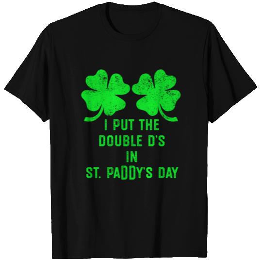 Shamrock Boobs Funny St Patricks Day Women T Shirts