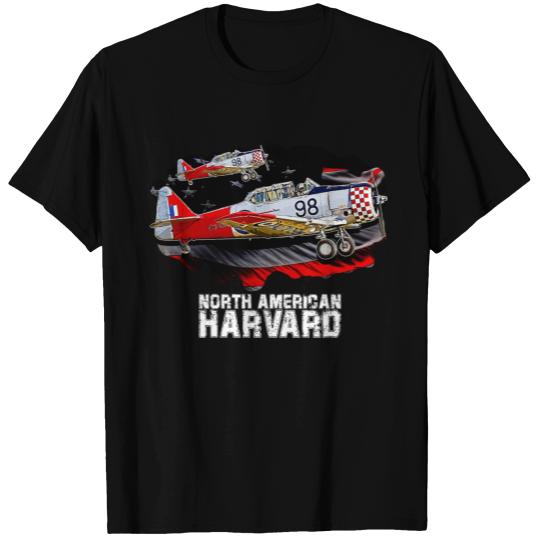 North American Harvard old training aircraft T Shirts