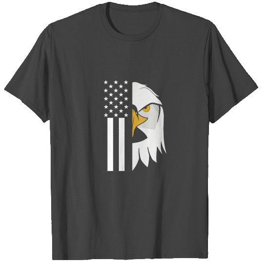 Bald Eagle American Flag Patriotic Freedom USA T Shirts