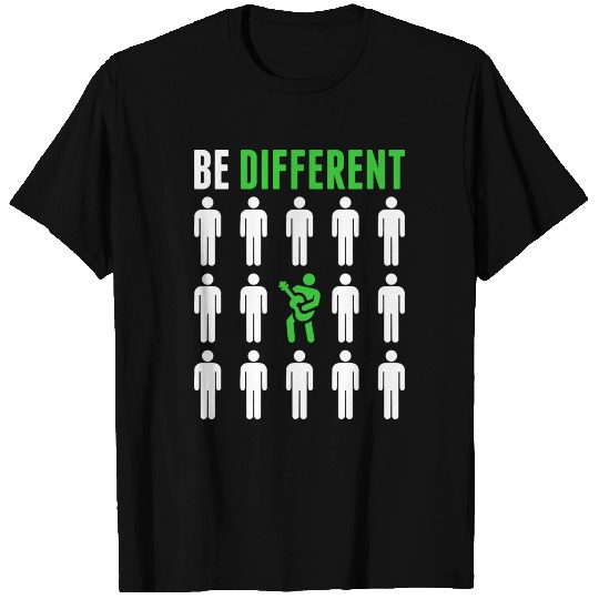 Be Different Guitar Player Musician T Shirts