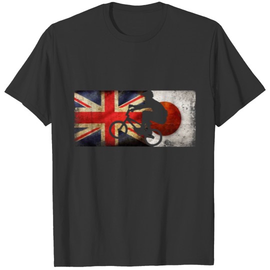 Cycling Racing UK Flag Tokyo; 2021 Japan Flag T-shirt