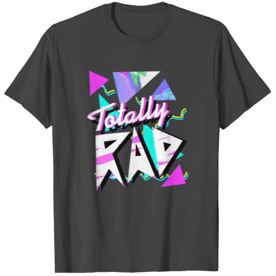 1980'S Totally Rad 80S White Tiger Stripe 80S-Part T Shirts