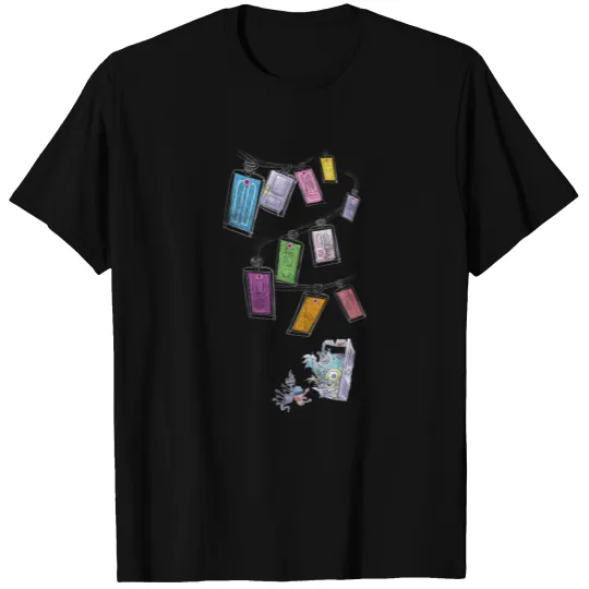 Pixar Monsters Inc. Door Sketch T Shirts