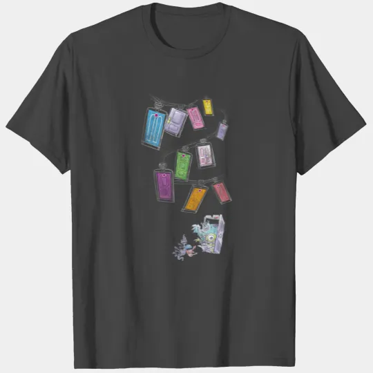 Pixar Monsters Inc. Door Sketch T Shirts