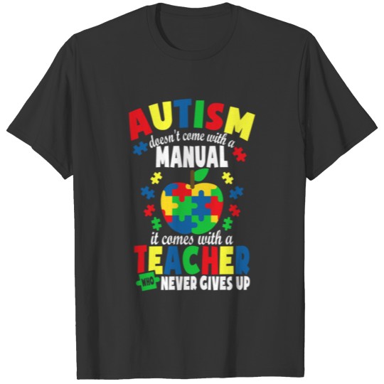 Autism Awareness Special Ed Teacher T-shirt