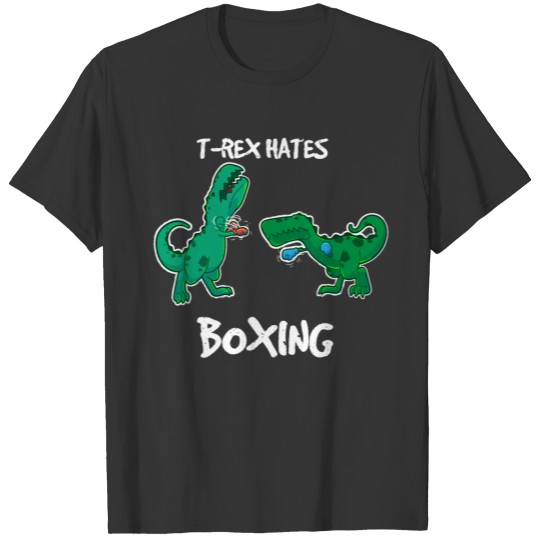 Dinosaur T-Rex Tyrannosaurus Boxing Boxing Fist T Shirts