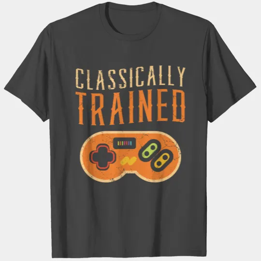 Classically Trained Arcade Console Gaming Video T Shirts