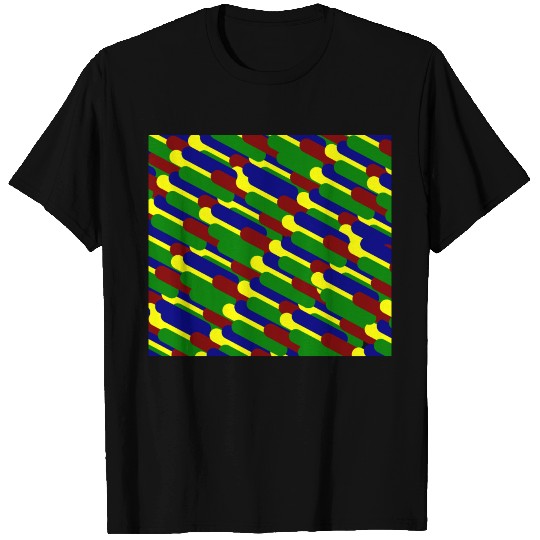 Camouflage colours pattern T Shirts