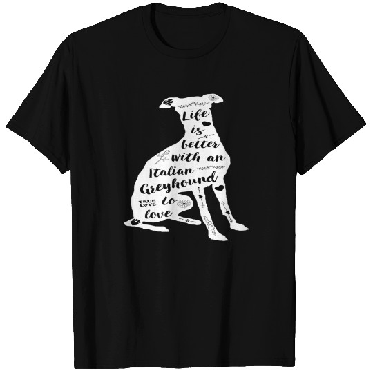 Greyhound T Shirts for Italian Greyhound Dog Lovers