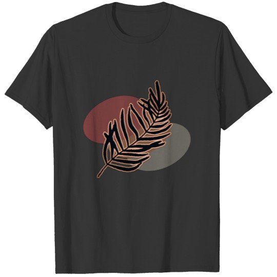 Tropical Leaf, Minimal Abstract T Shirts