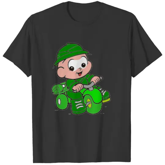 Motocross Chives Baby Linen T Shirts